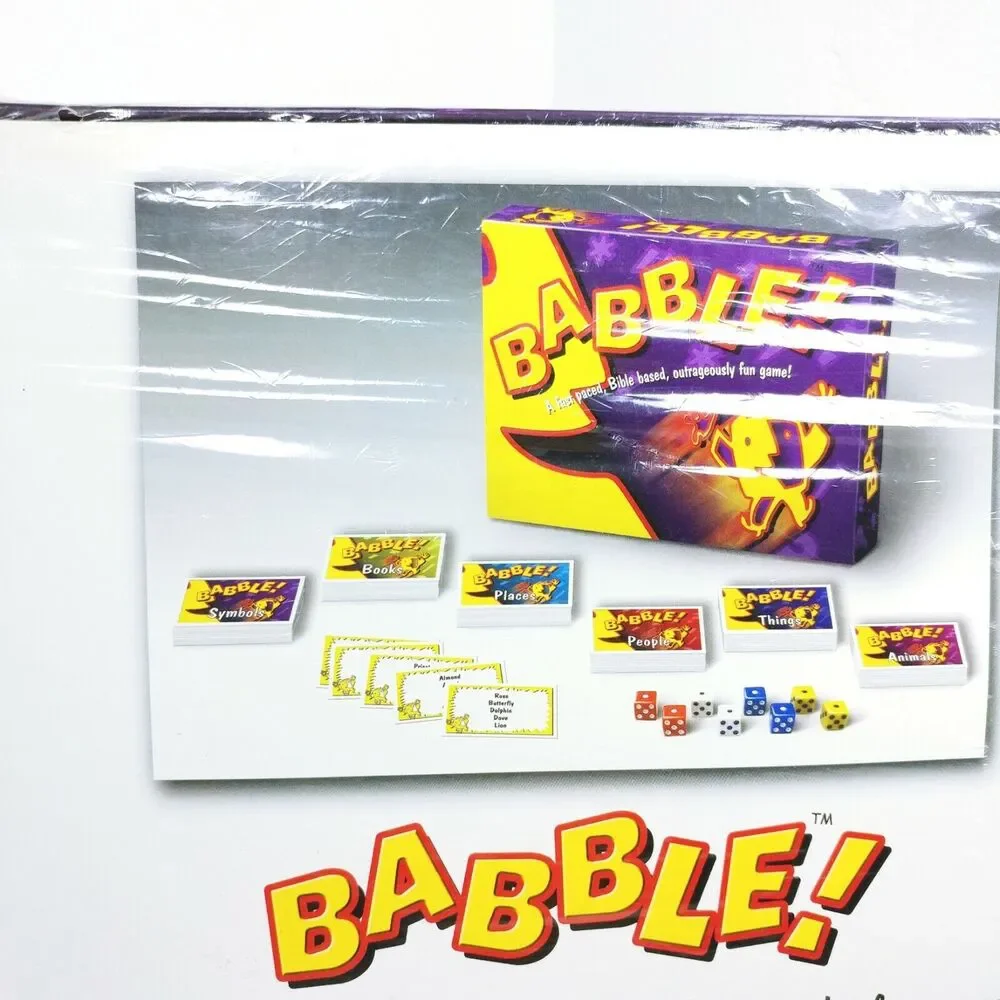 Babble a Bible Based Card Game Cactus game design 2005 religious Christian